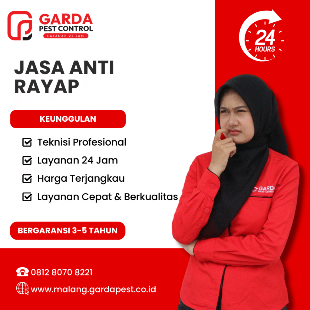 Jasa Basmi Nyamuk Rayap dan Kecoa di Malang Aman untuk Anak