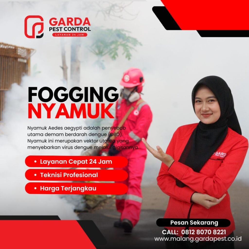 Jasa Fogging Nyamuk Malang Terbaik Panggilan 24 Jam