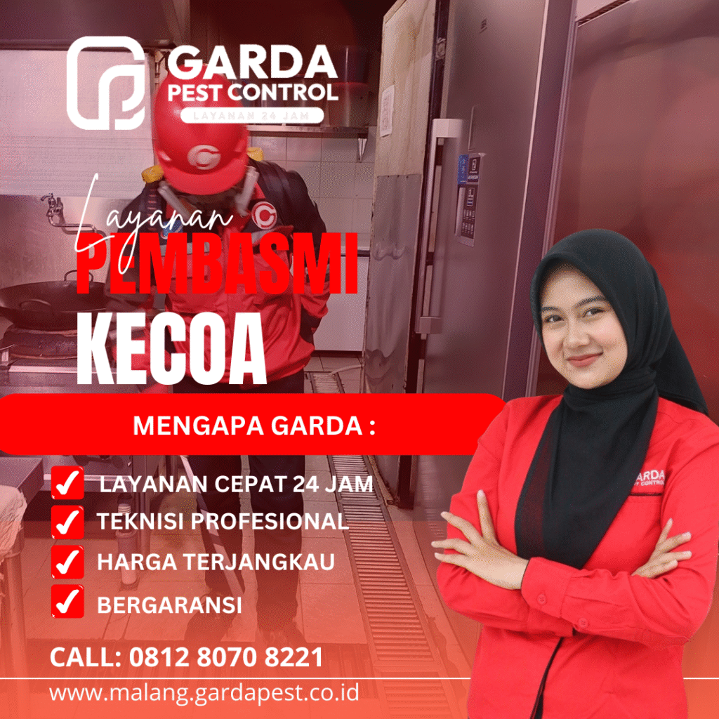 Jasa Pembasmi Kecoa di Apartemen Malang – Solusi Praktis Bersama Garda Pest Control