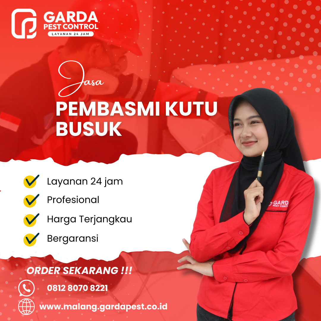 Jasa Pembasmi Kutu Kasur di Malang Proses Cepat Bergaransi