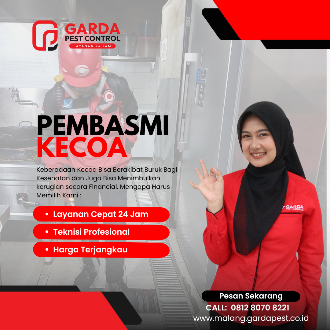 Basmi Kecoa? Jasa Pembasmi Kecoa Profesional!