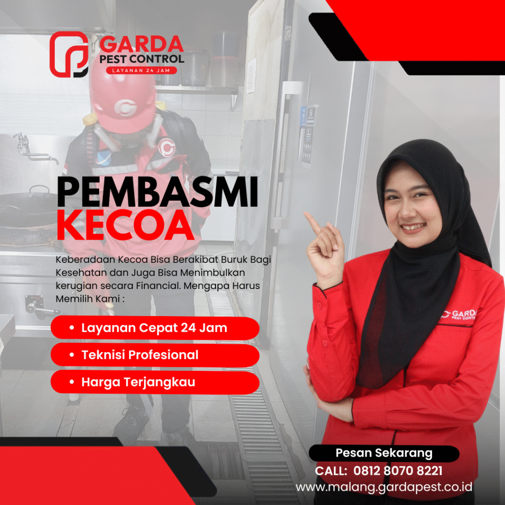 Jasa Basmi Nyamuk Rayap dan Kecoa di Malang Aman untuk Anak