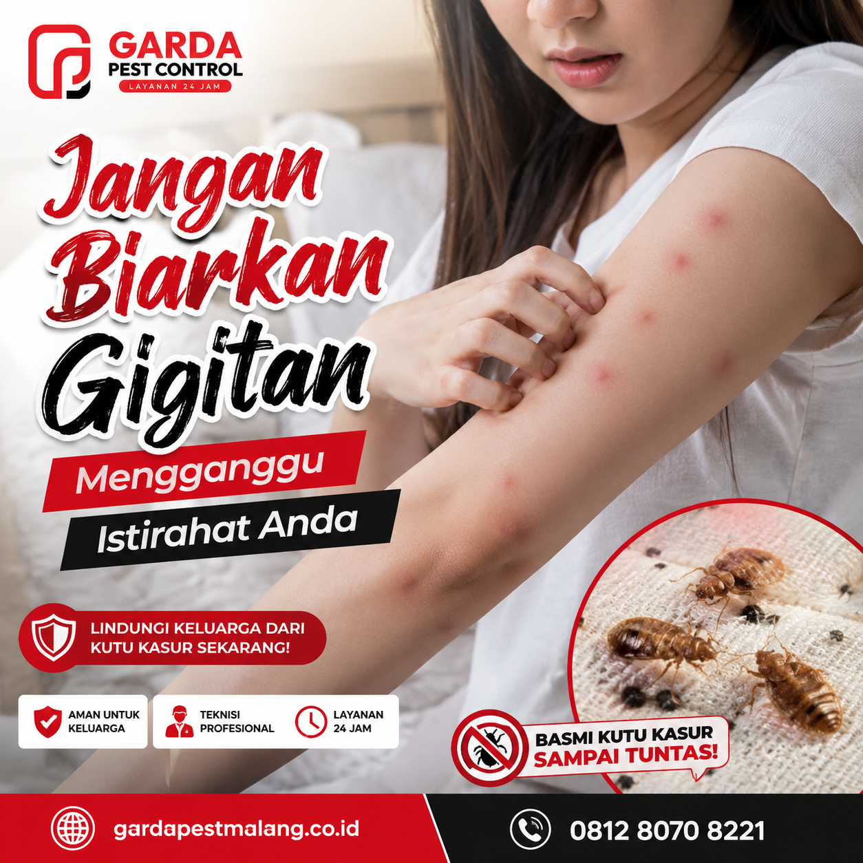 Pembasmi Kutu Kasur Bergaransi Malang: Hilangkan Kutu Selamanya, Tenang!