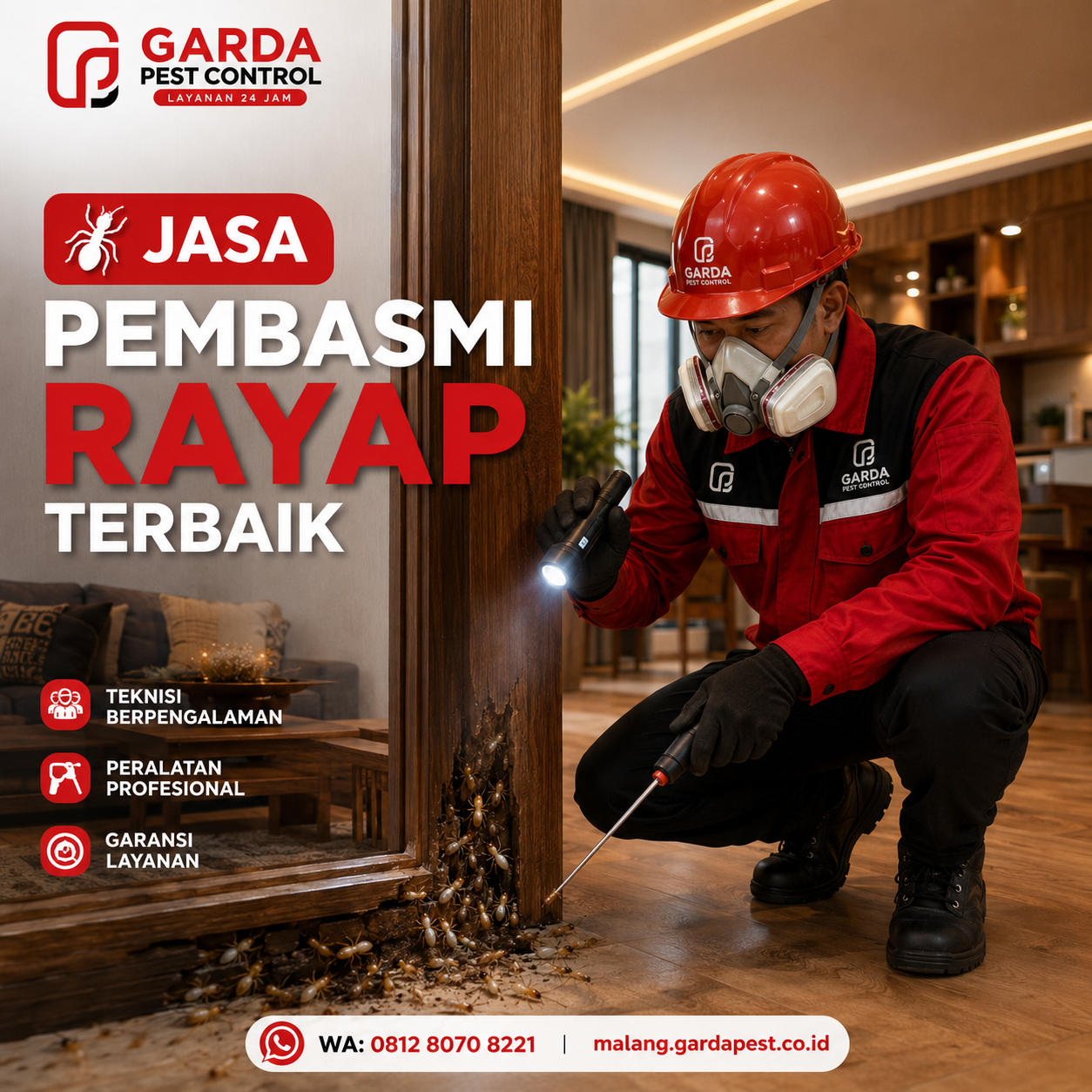 Jasa Suntik Rayap Malang: Panduan Lengkap Injeksi Tanah, Biaya, dan Proteksi Bangunan