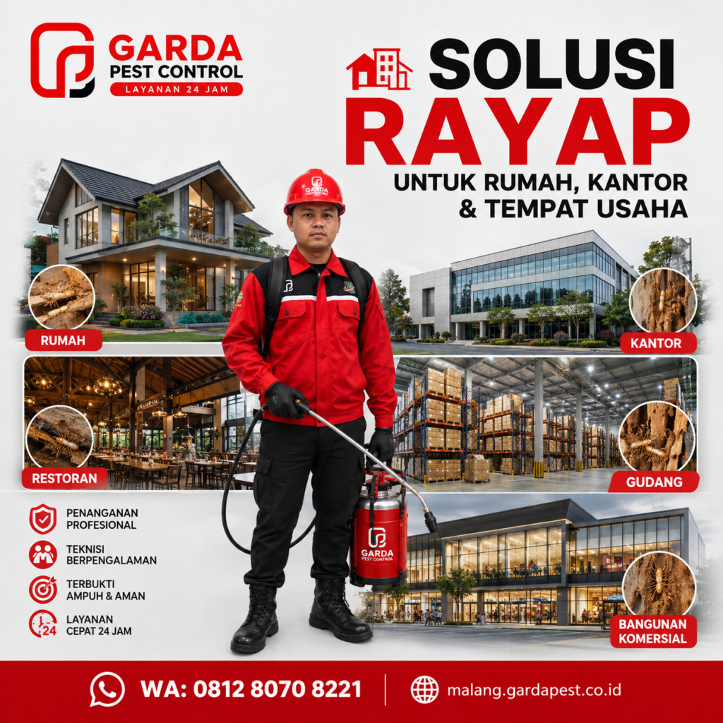 Jasa Suntik Anti Rayap Lantai Keramik Tanpa Merusak di Malang
