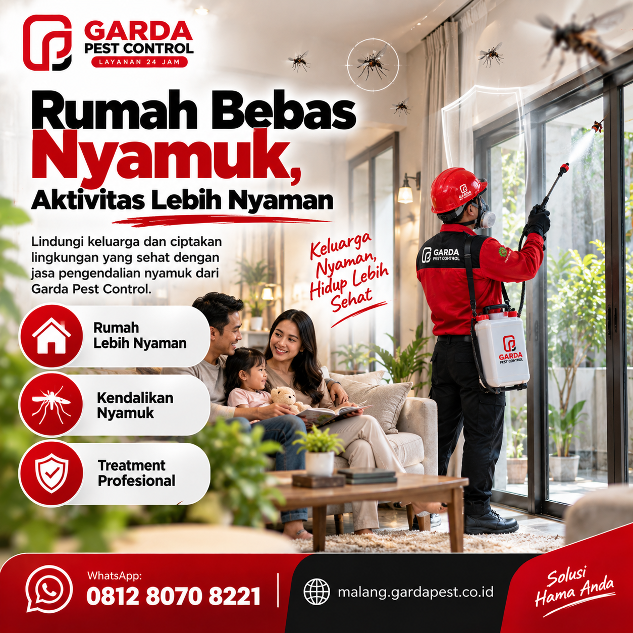 Basmi Nyamuk dan Lalat? Jasa Pengendalian Serangga Terbang!